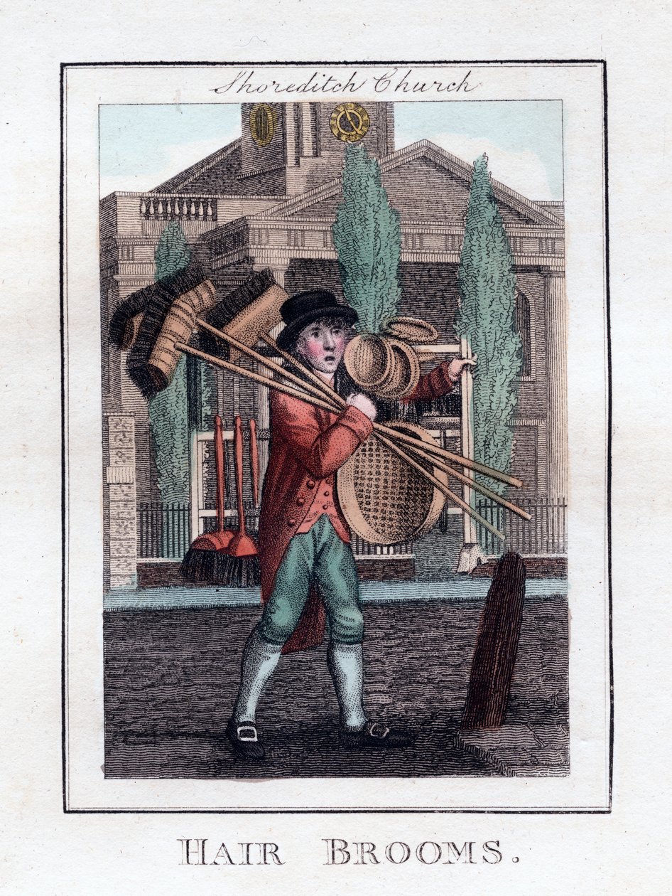 Balais en poils, église de Shoreditch, Londres, 1805 - Unbekannt