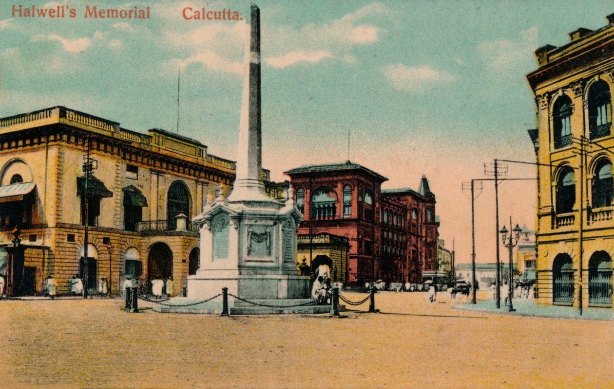 Mémorial de Halwells alias Holwells, Calcutta, c1910 - Unbekannt