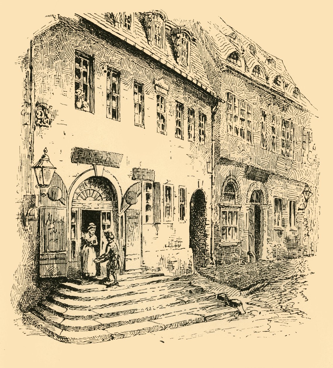 Lieu de naissance de Haendel, Halle, Saxe, 1907 - Unbekannt