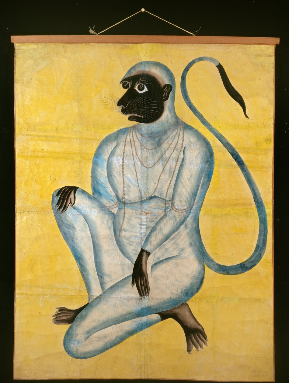 Hanuman, le dieu singe, vers 1870 - Unbekannt