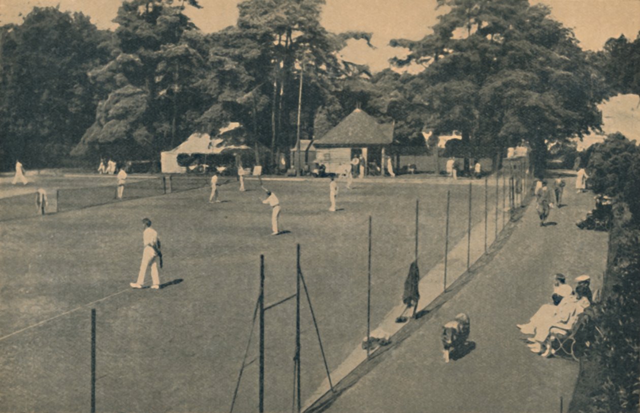 Courts de tennis durs, Upper Gardens, 1929 - Unbekannt