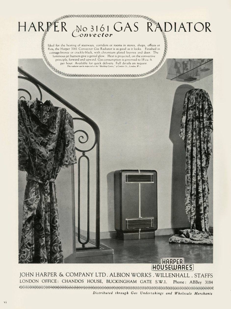 Radiateur à gaz Harper No 3161 Convector - Harper Housewares, 1949 - Unbekannt
