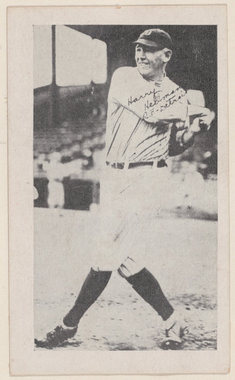 Harry Heilmann, R.F, Detroit, des cartes de baseball W575-2, vers 1921-22 - Unbekannt
