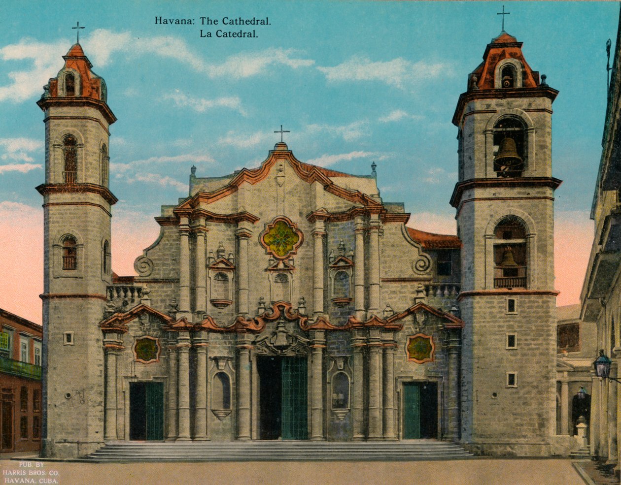 Cathédrale de La Havane, Cuba, vers 1920 - Unbekannt