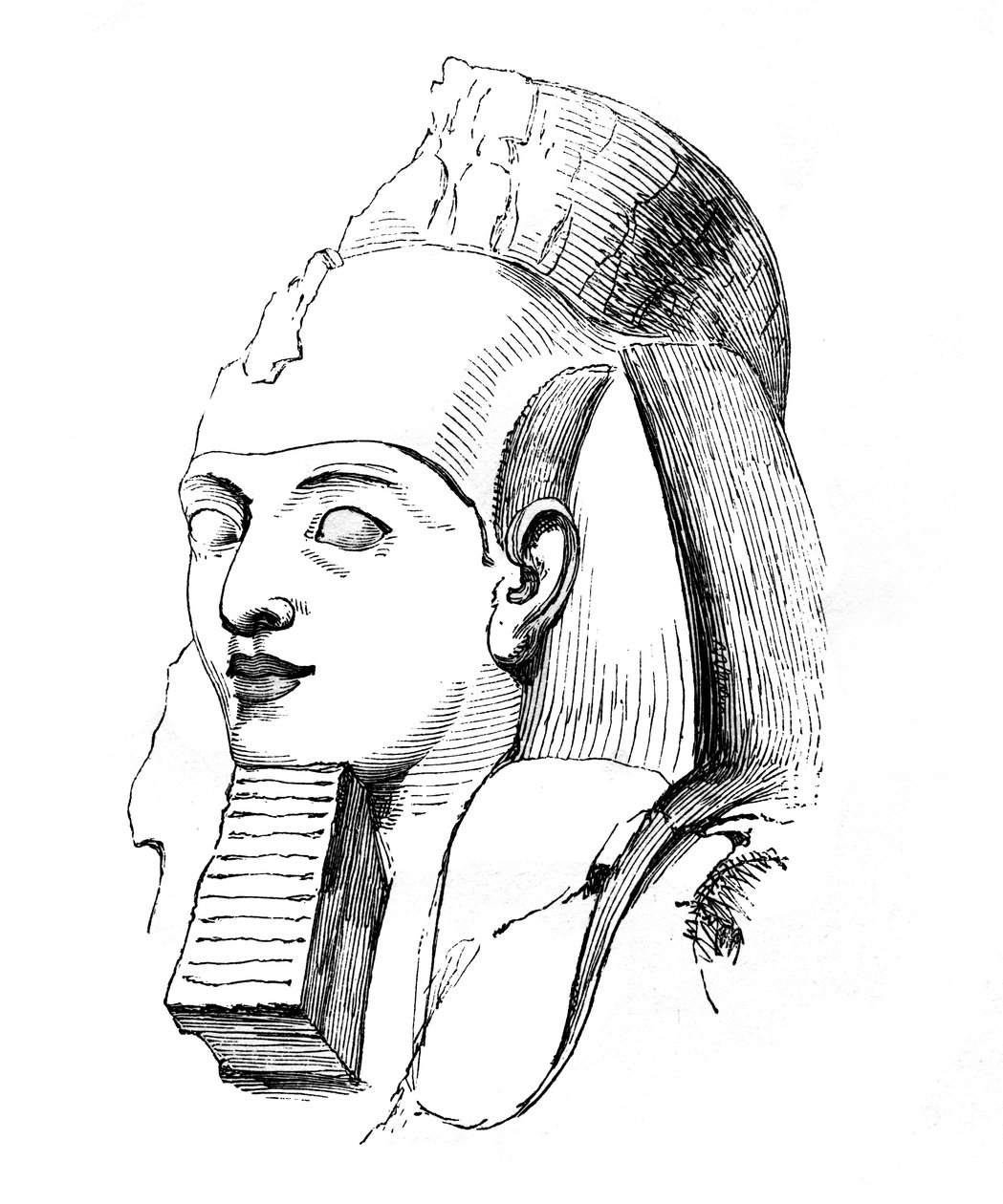 Tête de Ramsès, 1848 - Unbekannt