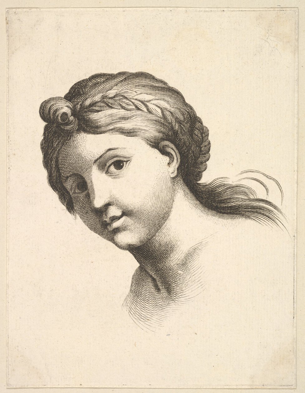 Tête de Femme, du Livre de Têtes Gravées d