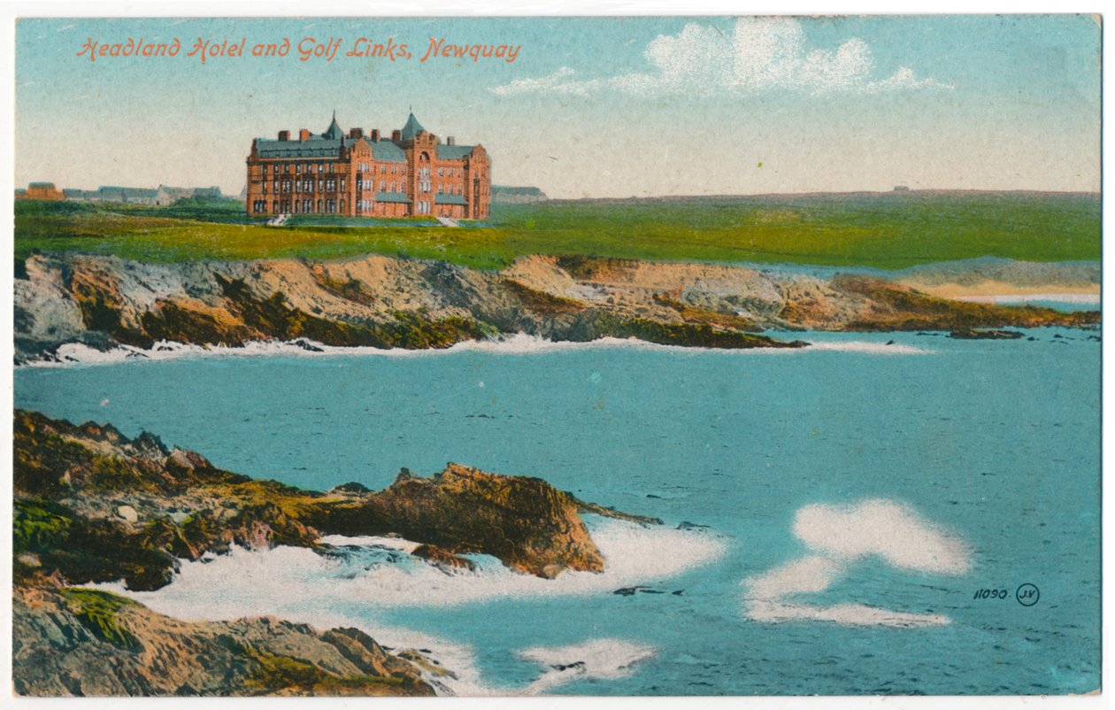 Hôtel Headland et parcours de golf, Newquay, vers 1910 - Unbekannt