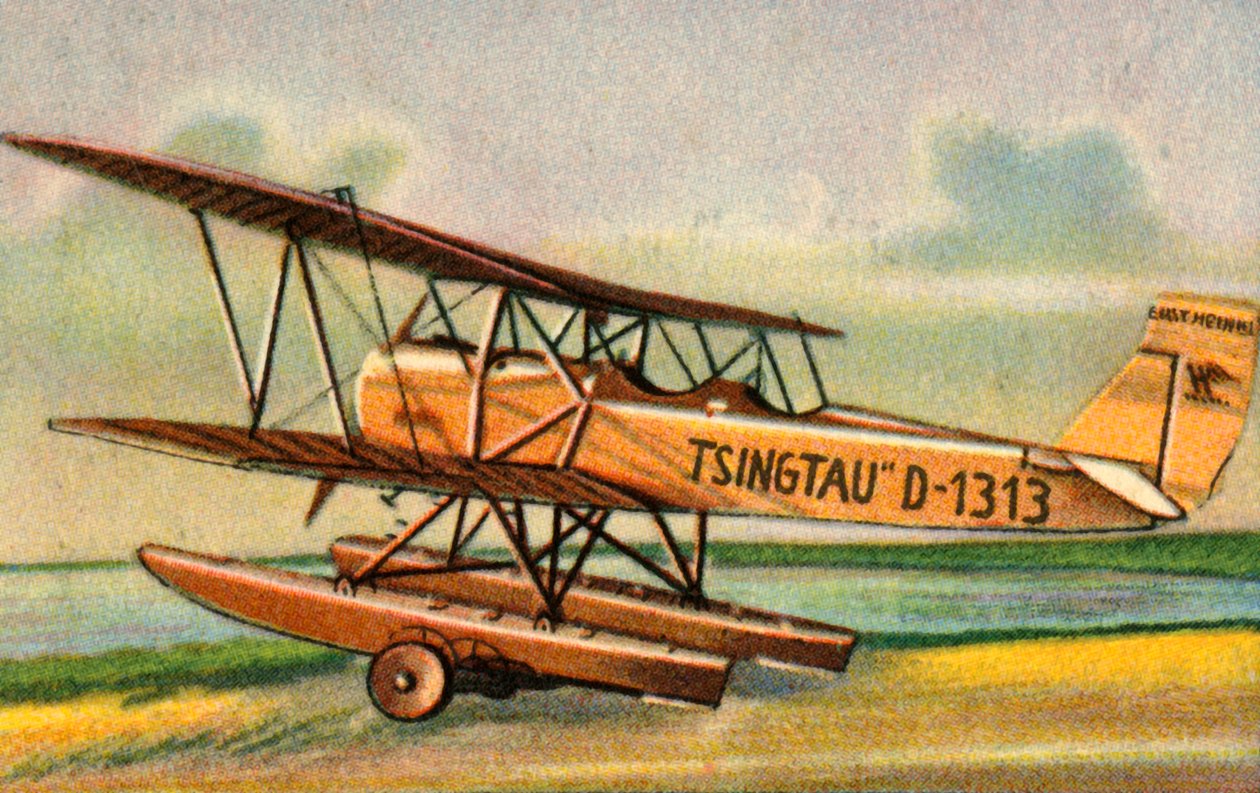 Hydravion Heinkel HD 24 W Tsingtau, années 1920, 1932 - Unbekannt