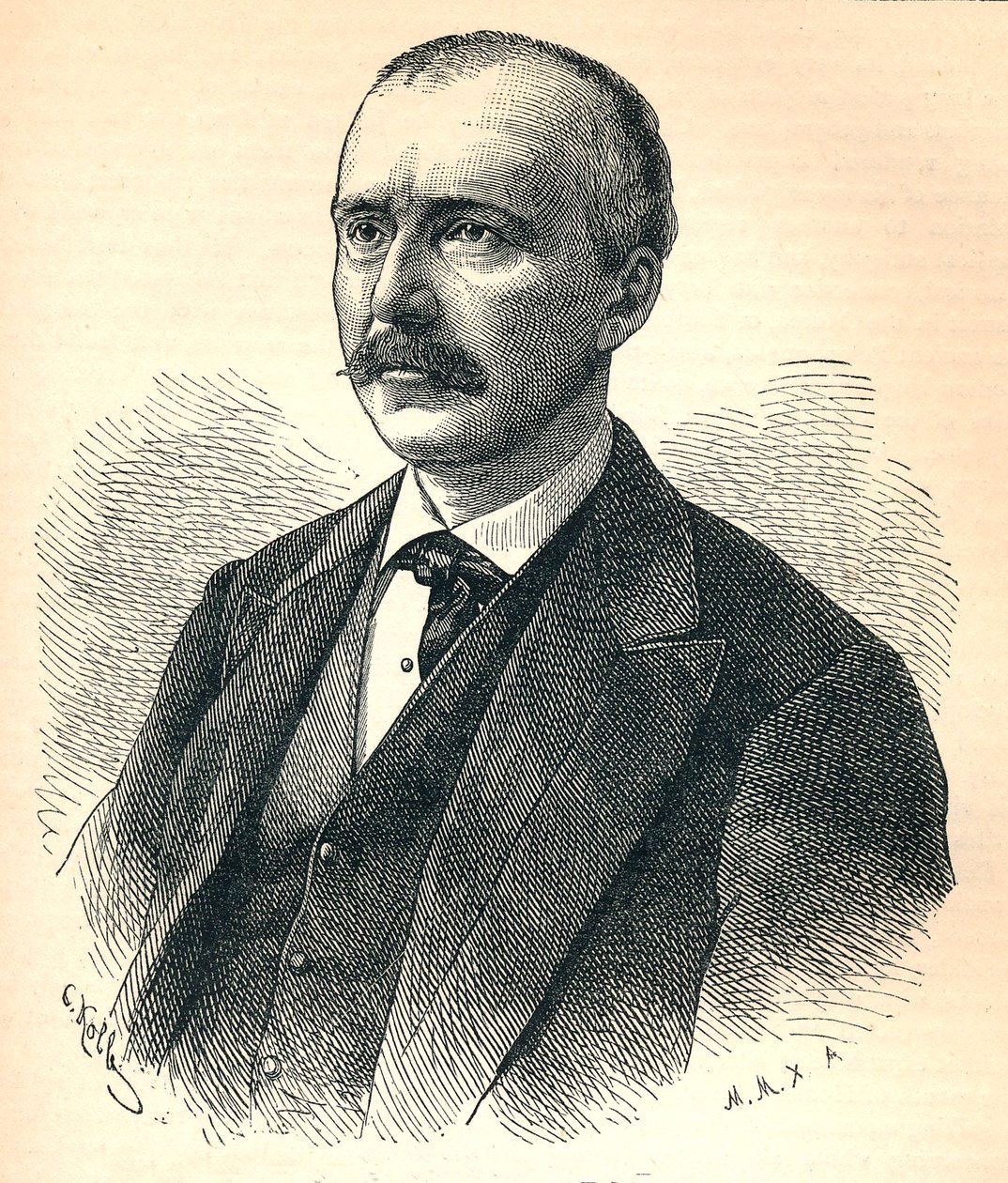 Heinrich Schliemann, 1822-1890, archéologue allemand, 1893 - Unbekannt