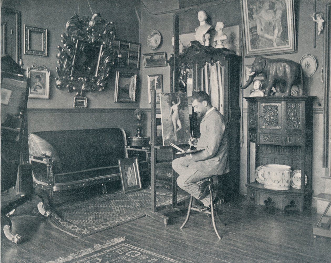 Henri Gervex dans son atelier - Unbekannt