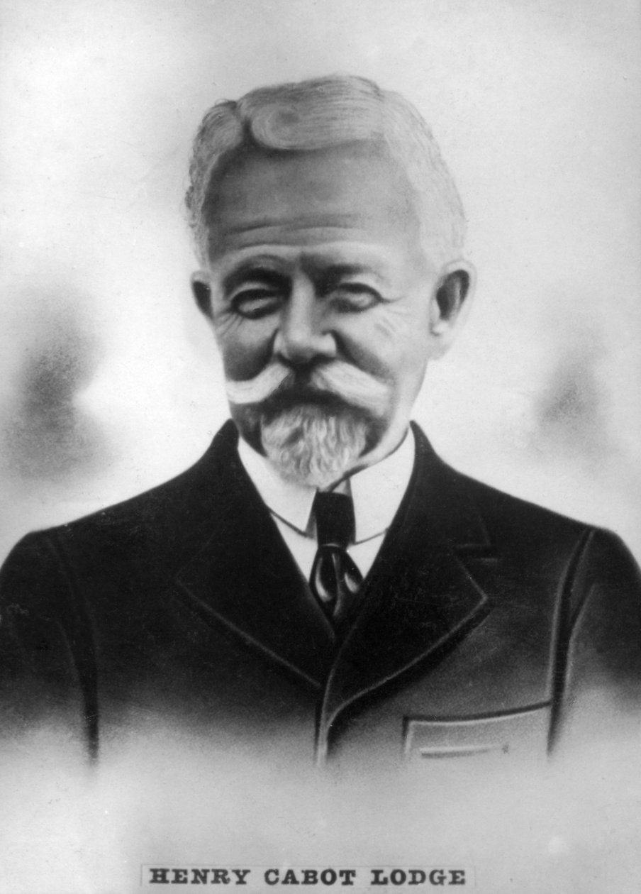 Henry Cabot Slim Lodge 1850-1924, sénateur républicain et historien américain, vers 1910 - Unbekannt