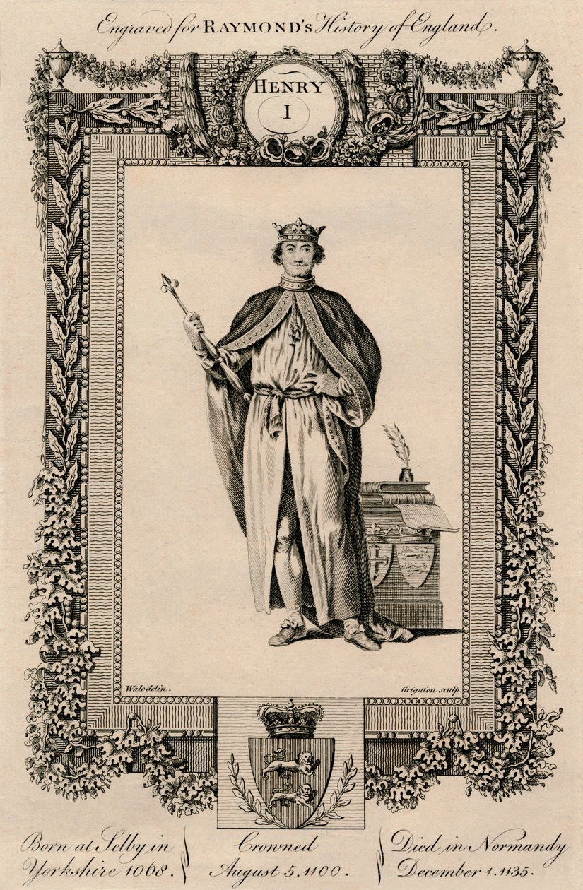 Henri I, 1068-1135, c1787 - Unbekannt