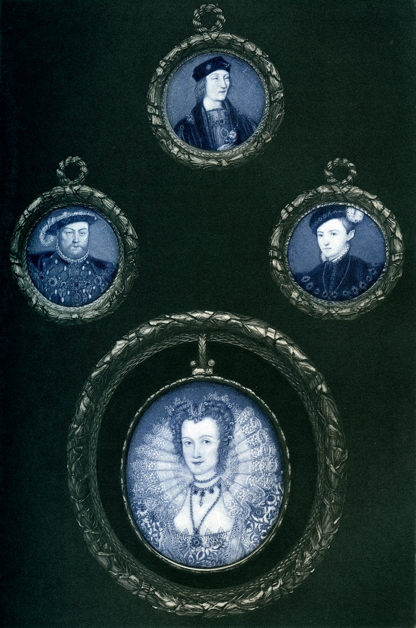 Henri VII, Henri VIII, Édouard VI, Élisabeth I, 16ème siècle, 1896 - Unbekannt