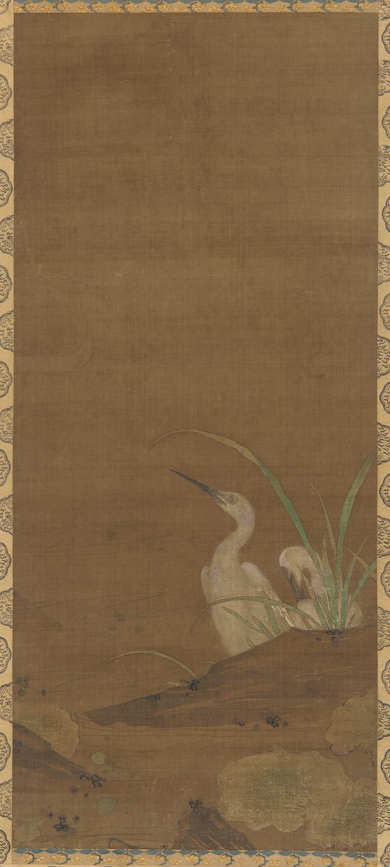 Hérons et plantes aquatiques, 1368-1644 - Unbekannt