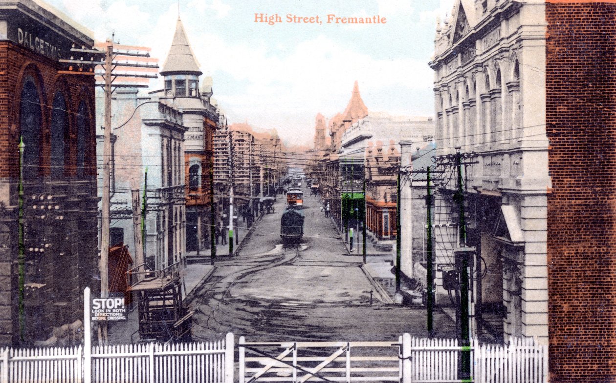 High Street, Fremantle, Australie, c1900s - Unbekannt