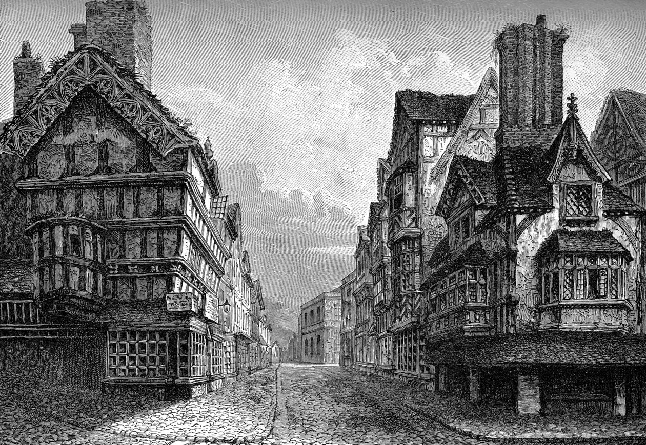 High Street, Shrewsbury, 1825 - Unbekannt