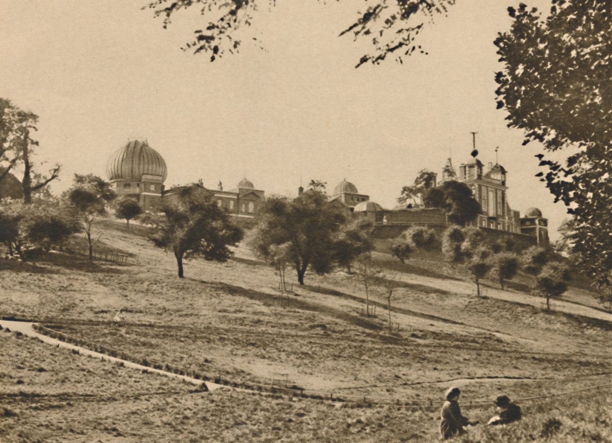 Haut sur une petite colline dans le parc de Greenwich - car même les petites collines sont comptées hautes à Londres - Unbekannt
