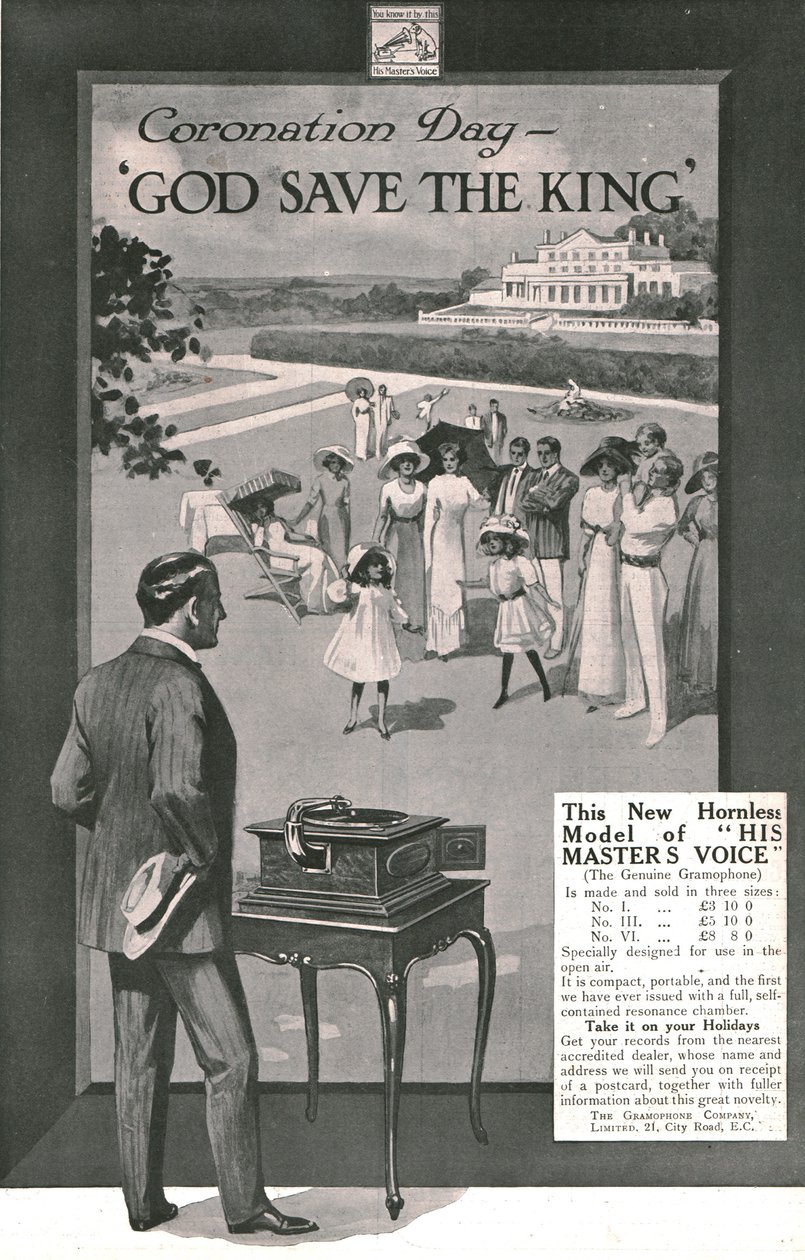 Publicité La Voix de son Maître, 1911 - Unbekannt