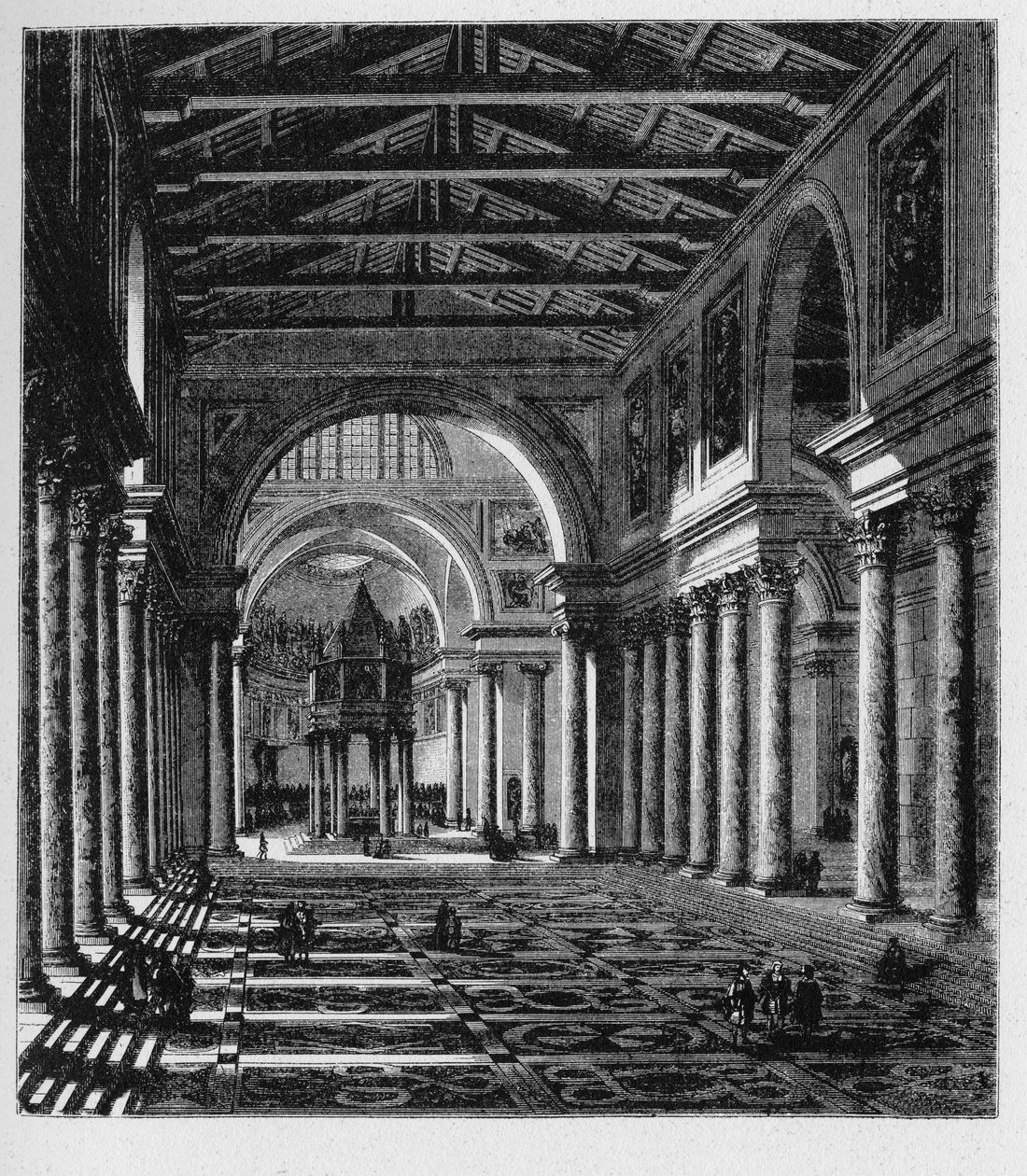 Histoire de la Rome antique. La basilique Saint-Pierre est une église de la Renaissance tardive située dans la Cité du Vatican - Unbekannt
