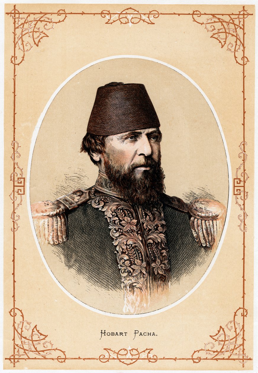 Hobart Pacha, officier naval anglais et conseiller naval en Turquie, vers 1880 - Unbekannt