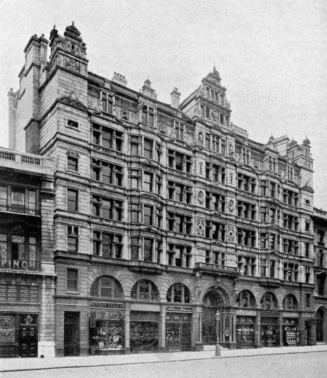 Façade Holborn de la Birkbeck Bank, Londres, 1904 - Unbekannt