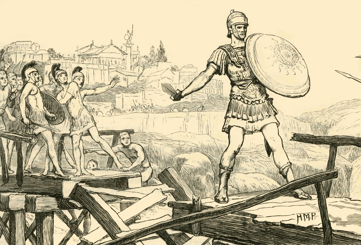 Horatius Cocles défendant le pont, 1890 - Unbekannt
