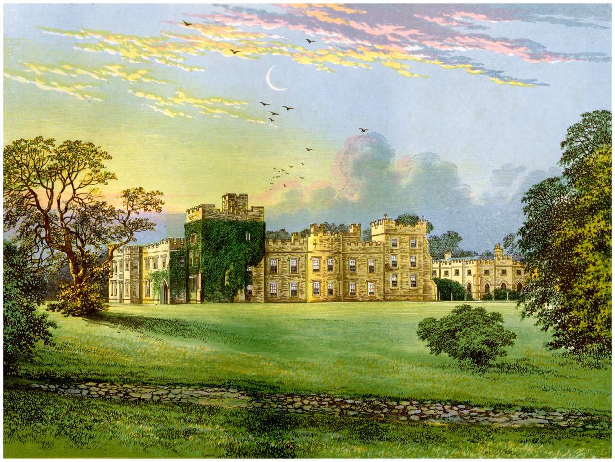 Château de Hornby, Yorkshire, domicile du duc de Leeds, vers 1880 - Unbekannt