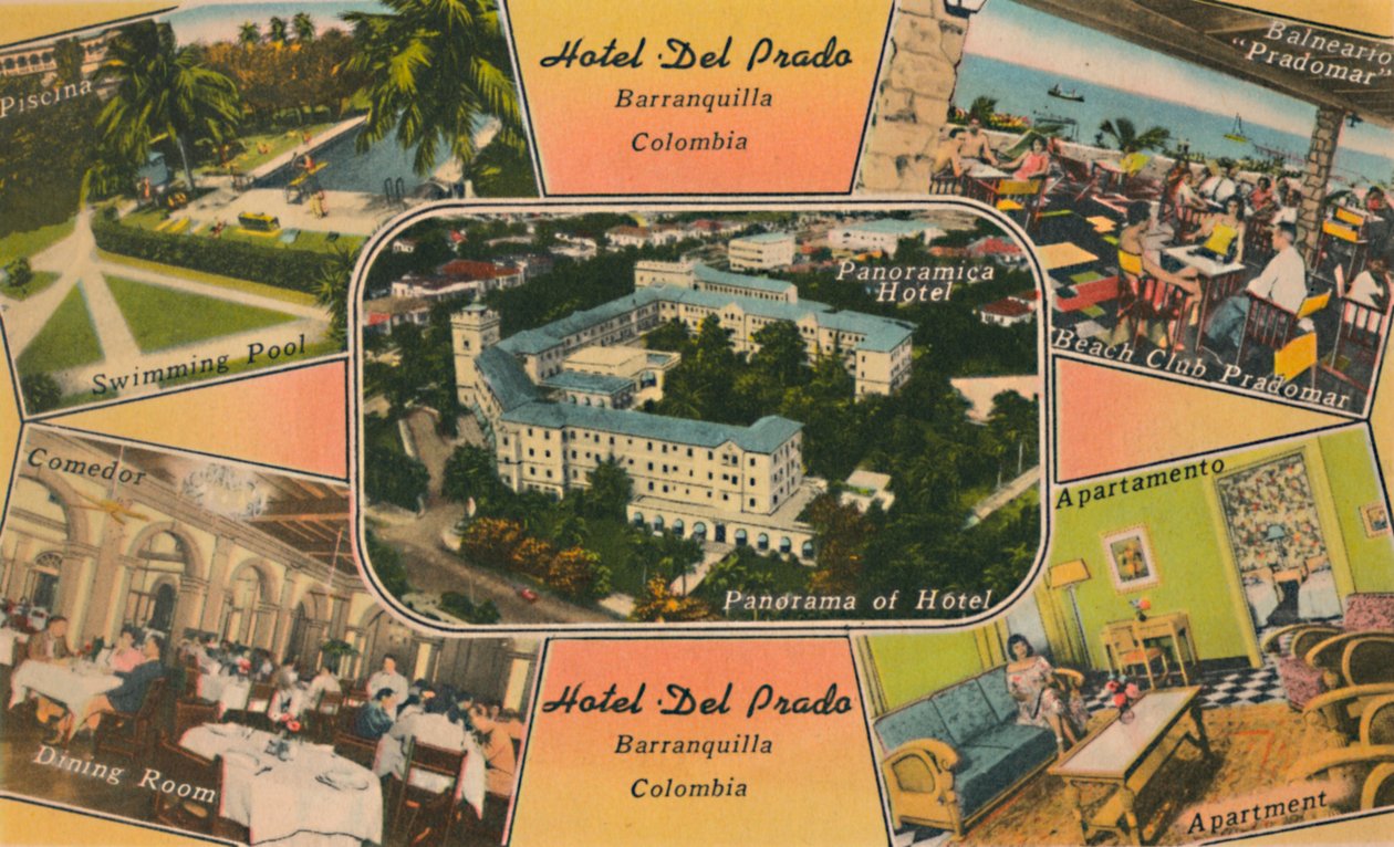 Hôtel Del Prado, Barranquilla, Colombie, vers 1940 - Unbekannt
