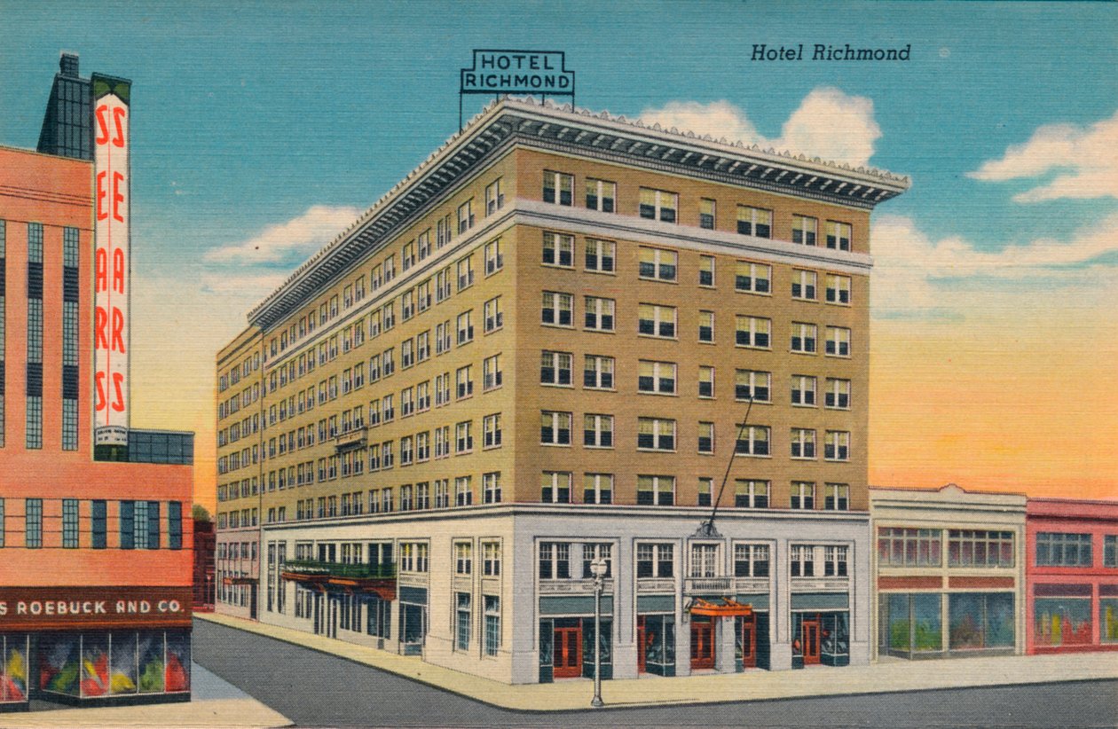 Hôtel Richmond, Augusta, Géorgie, 1943 - Unbekannt