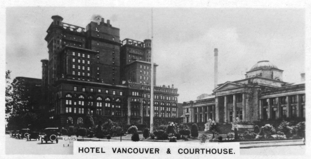 Hôtel Vancouver et Palais de justice, Canada, vers 1920s - Unbekannt