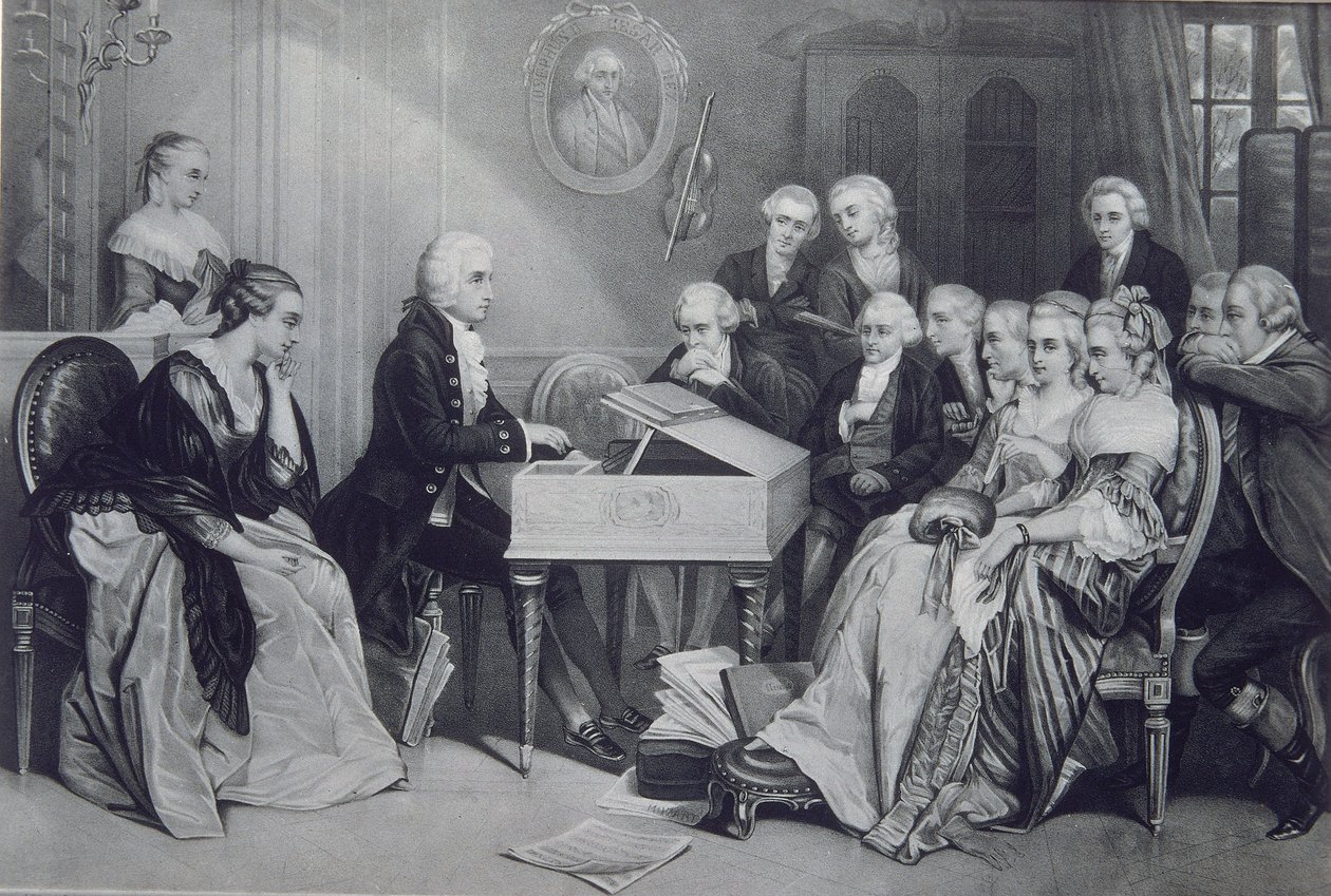 Concert à domicile chez la famille Mozart à Vienne - Unbekannt