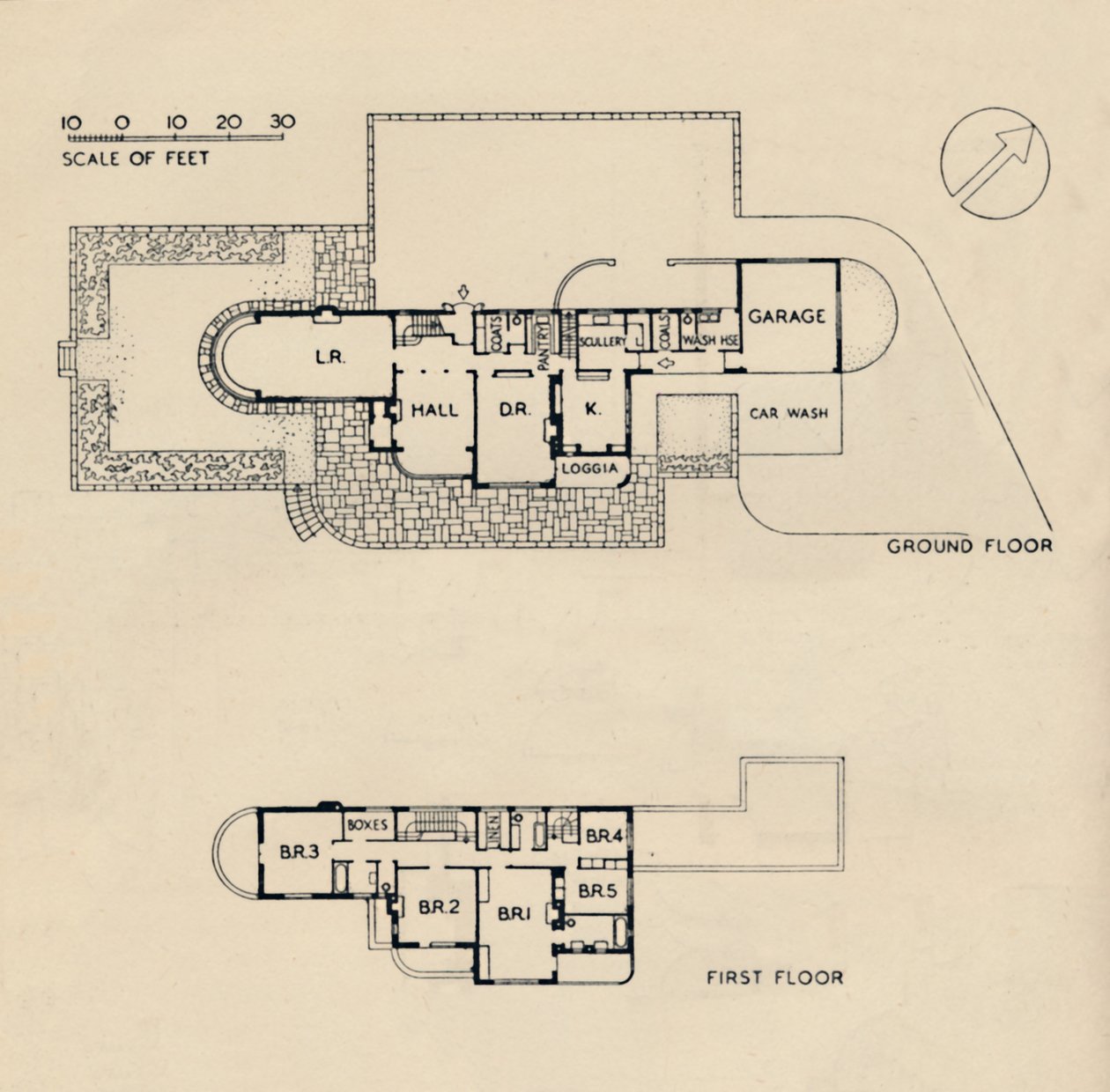 Maison à Burn Bridge par le défunt John Procter, F.R.I.B.A., 1942 - Unbekannt