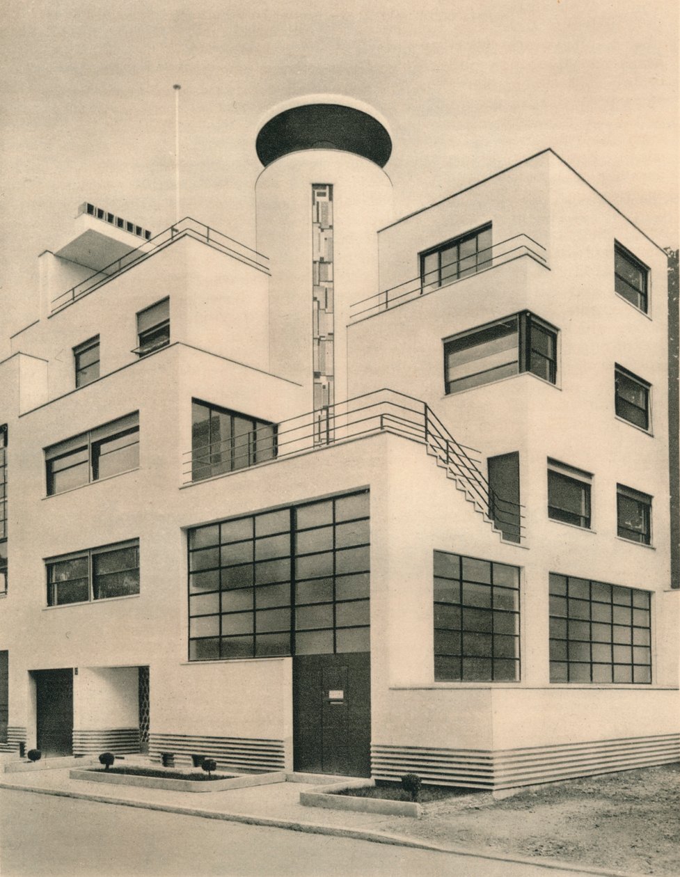 Maison de M. M. Joel et Jan Martel, sculpteurs, Rue Mallet-Stevens, Auteuil, vers 1927 - Unbekannt