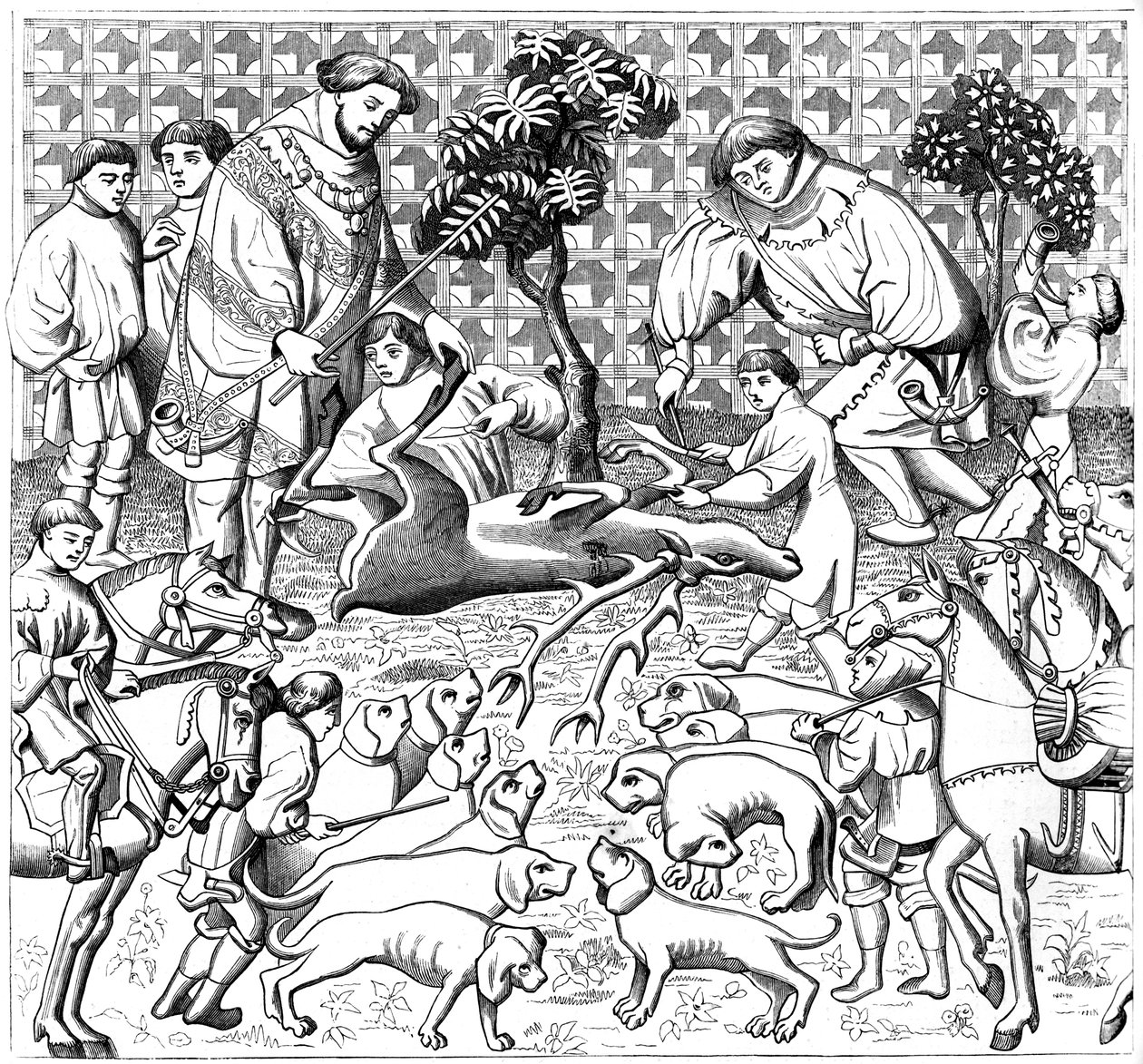 Comment dépecer un cerf, 15e siècle, 1849 - Unbekannt