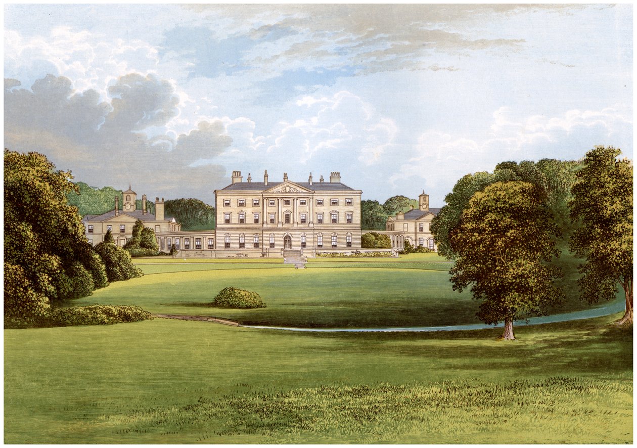 Howick Hall, Northumberland, maison du comte Grey, vers 1880 - Unbekannt