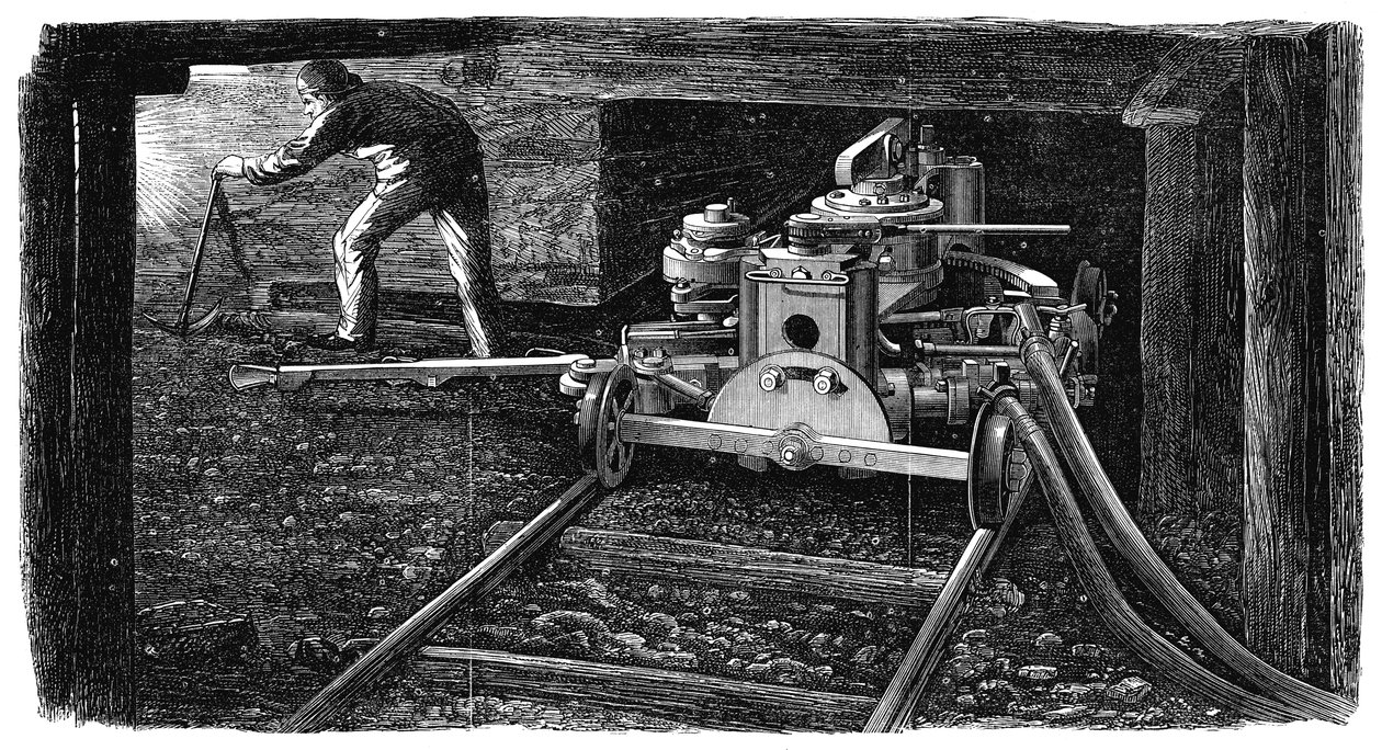 Machine de découpe hydraulique de charbon, nommée L