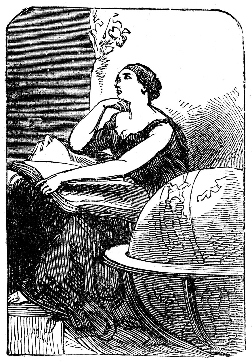 Hypatie c370-415, mathématicienne et philosophe néo-platonicienne, milieu du 19e siècle - Unbekannt