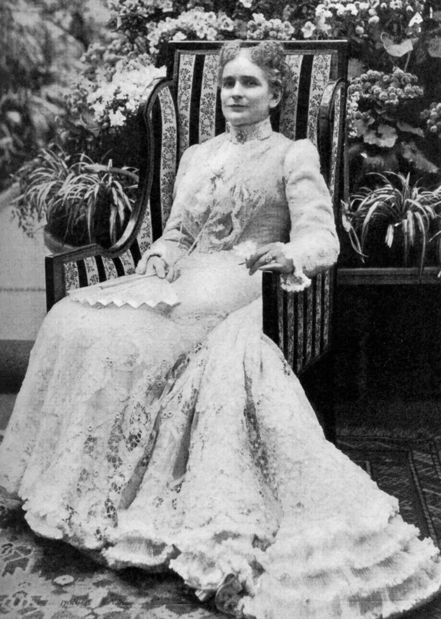 Ida Saxton McKinley, épouse du président américain William McKinley, vers 1900, 1908 - Unbekannt