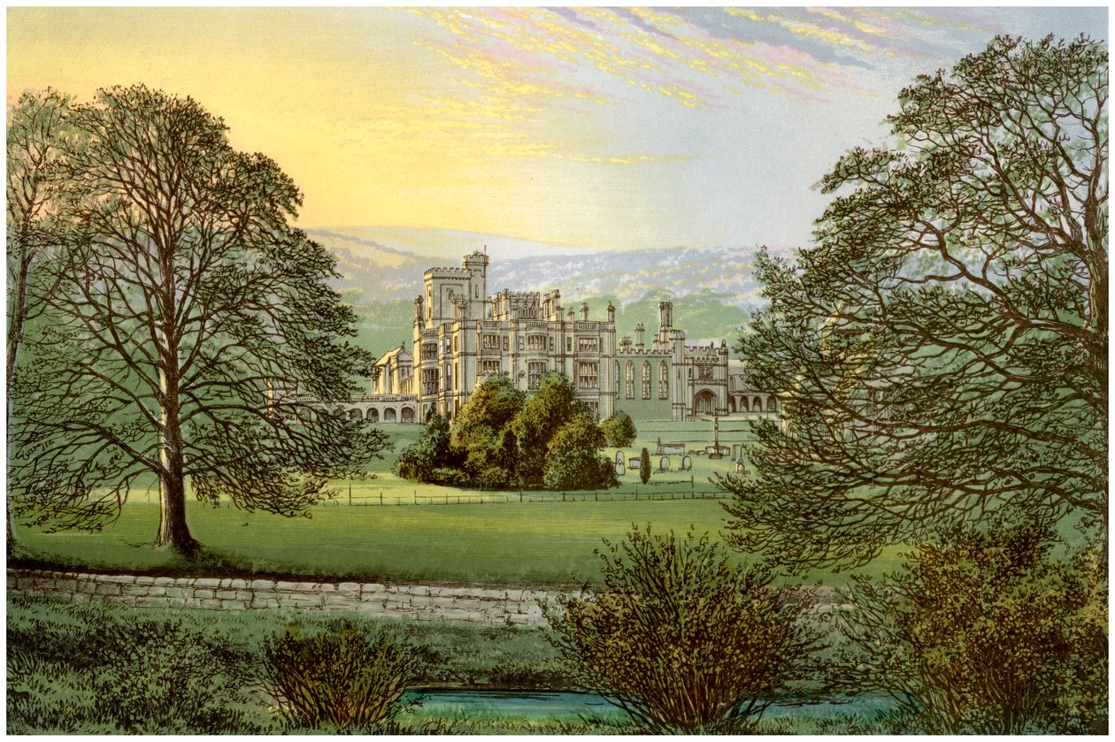Ilam Hall, Staffordshire, maison de la famille Hanbury, vers 1880 - Unbekannt