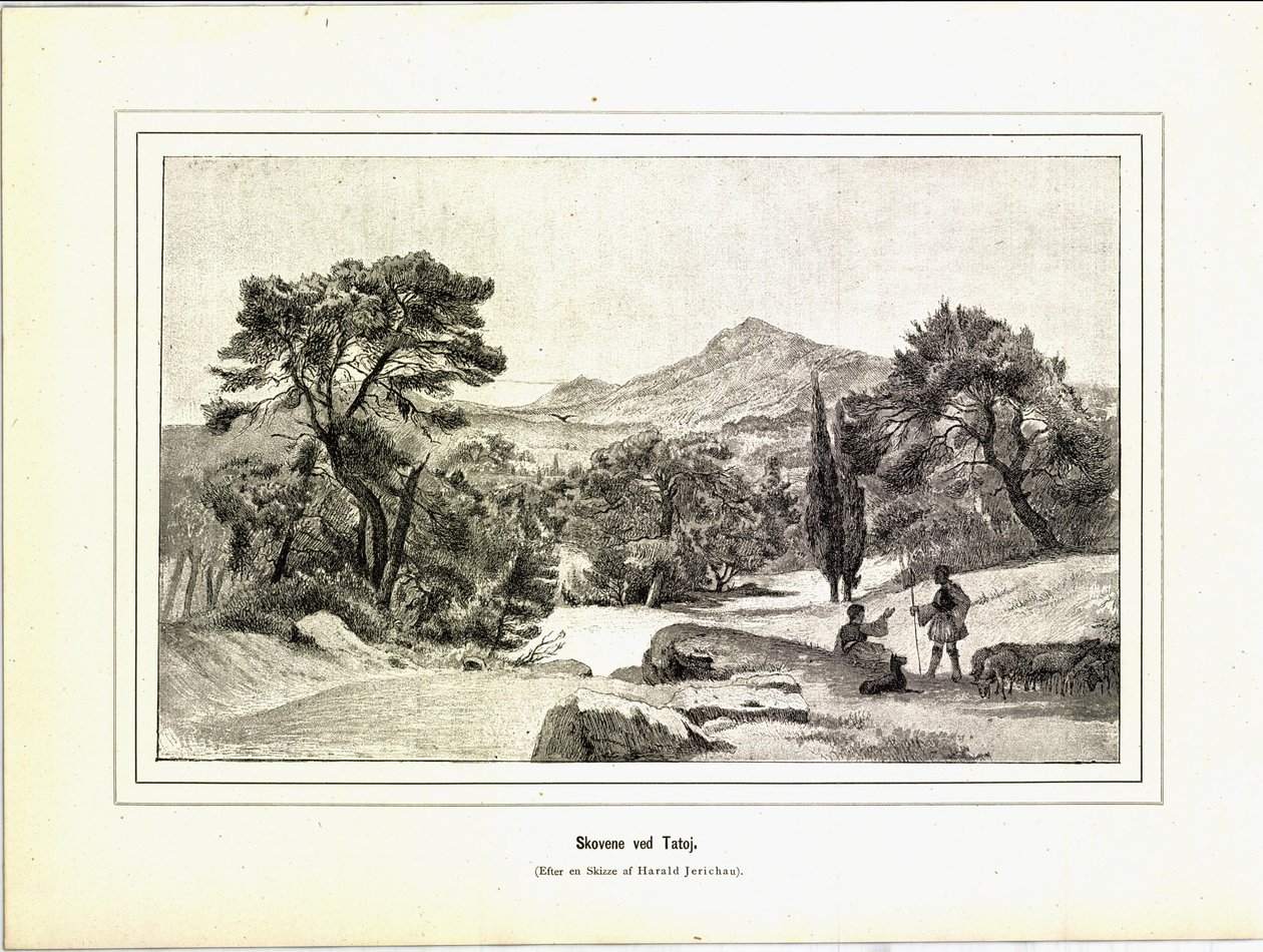 Illustration tirée du livre Brogede rejsebilleder par Jerichau-Baumann, Elisabeth et publié par Forlagsbureauet (Copenhague, 1881) - Unbekannt