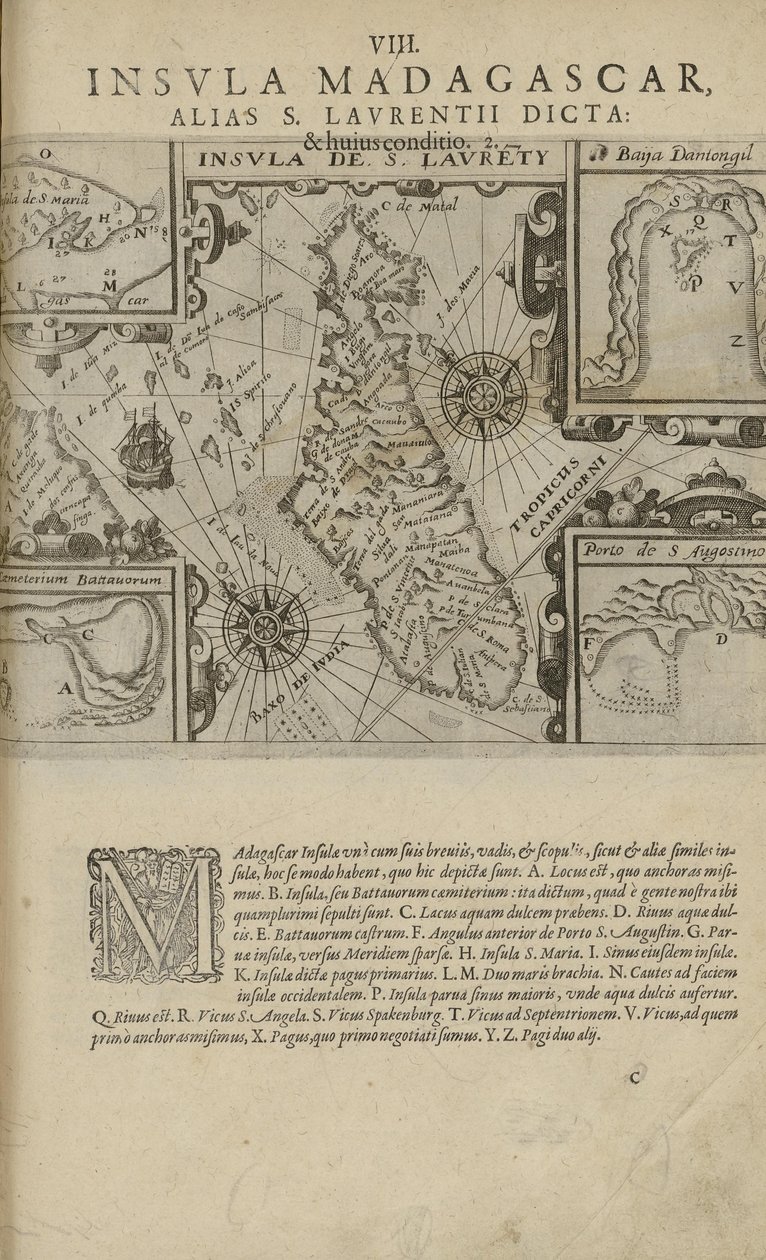 Illustration tirée du livre India Orientalis par auteur inconnu et publié par Excudebat Matthaeus BeckerusFrancofurti, 1598-1628 (de, 1601) - Unbekannt