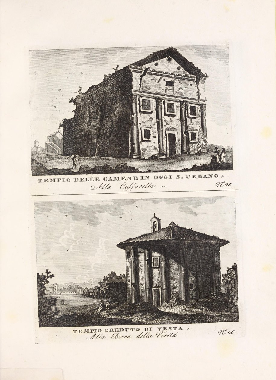 Illustration du livre Vedute antiche e moderne le più interessanti della città di Roma par auteur inconnu et publié par Presso Venanzio Monaldini, Stefano Piale in Piazza di Spagna (it, [ca. 1820]) - Unbekannt
