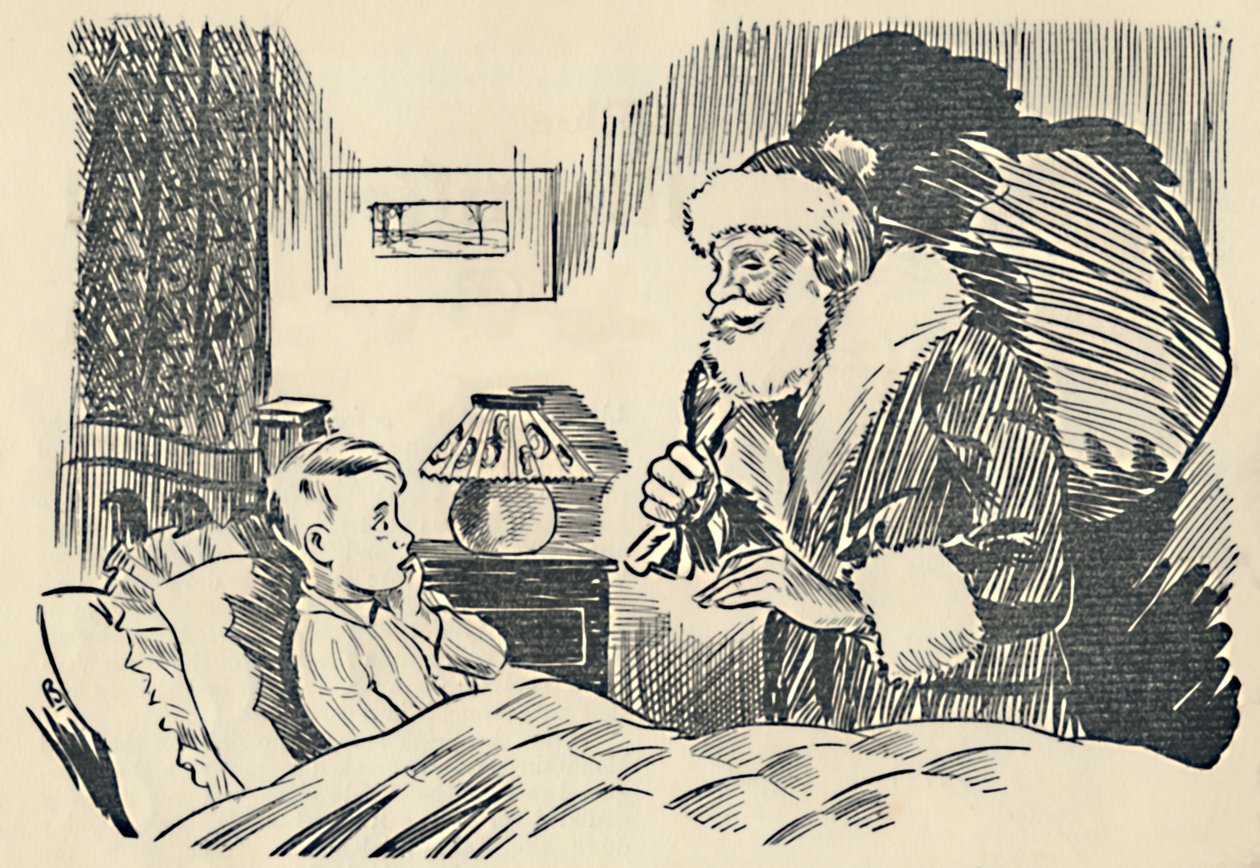 Illustration de La Mystification du Père Noël, 1936 - Unbekannt