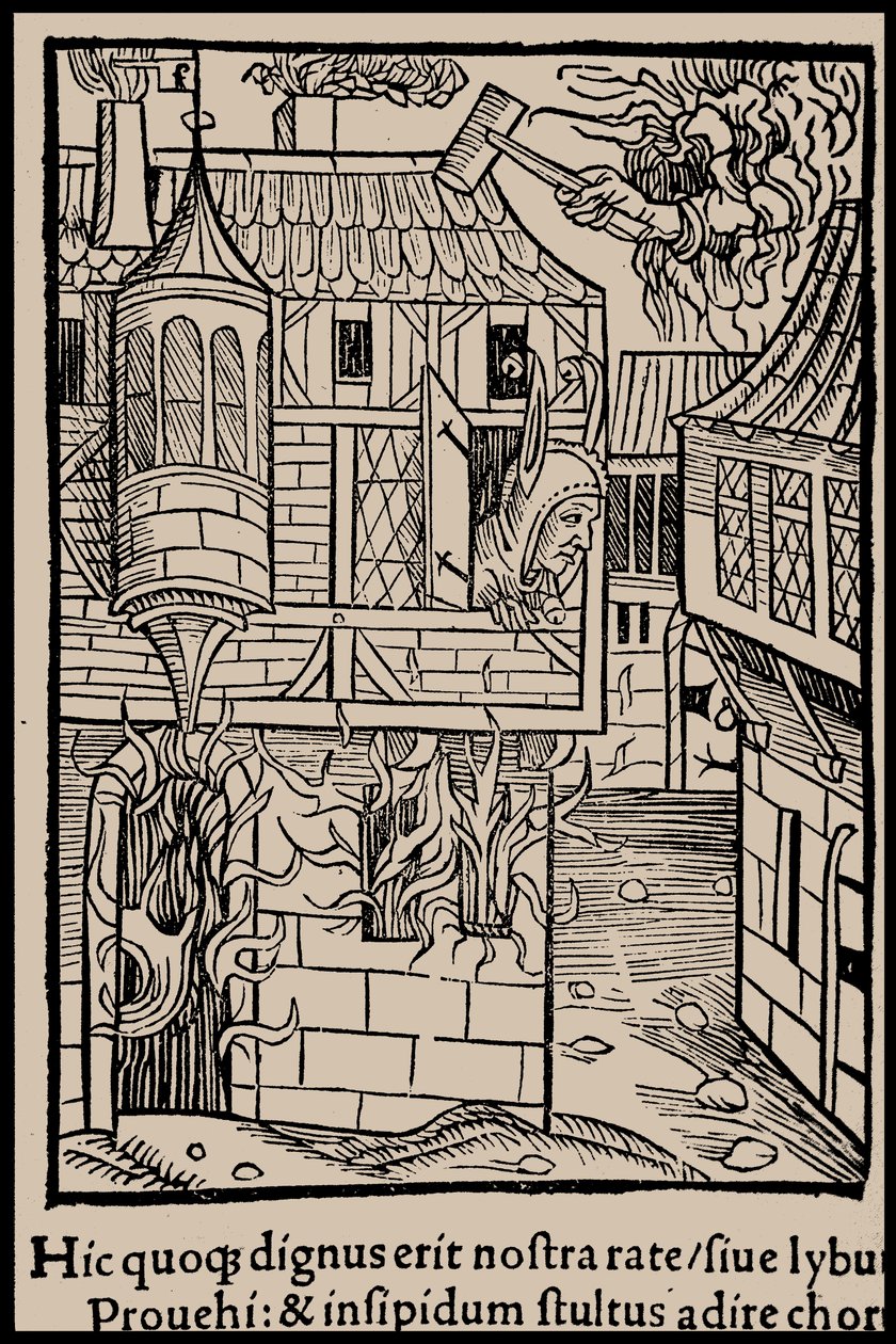 Illustration du livre La Nef des fous de Sebastian Brant, 1497 - Unbekannt