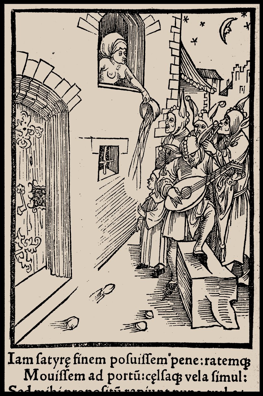 Illustration du livre La Nef des fous de Sebastian Brant, 1497 - Unbekannt