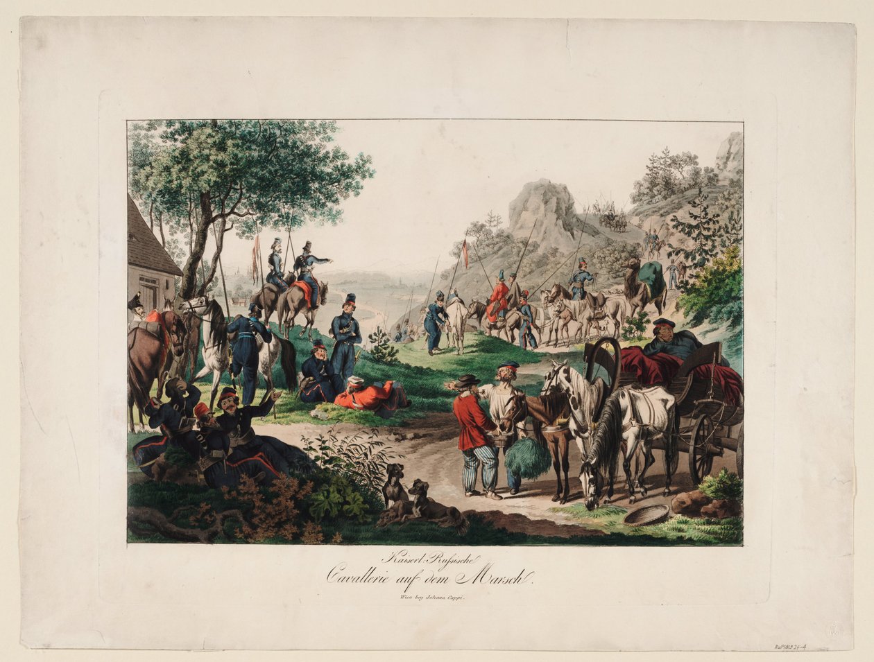 Cavalerie impériale russe en marche, 1813 - Unbekannt