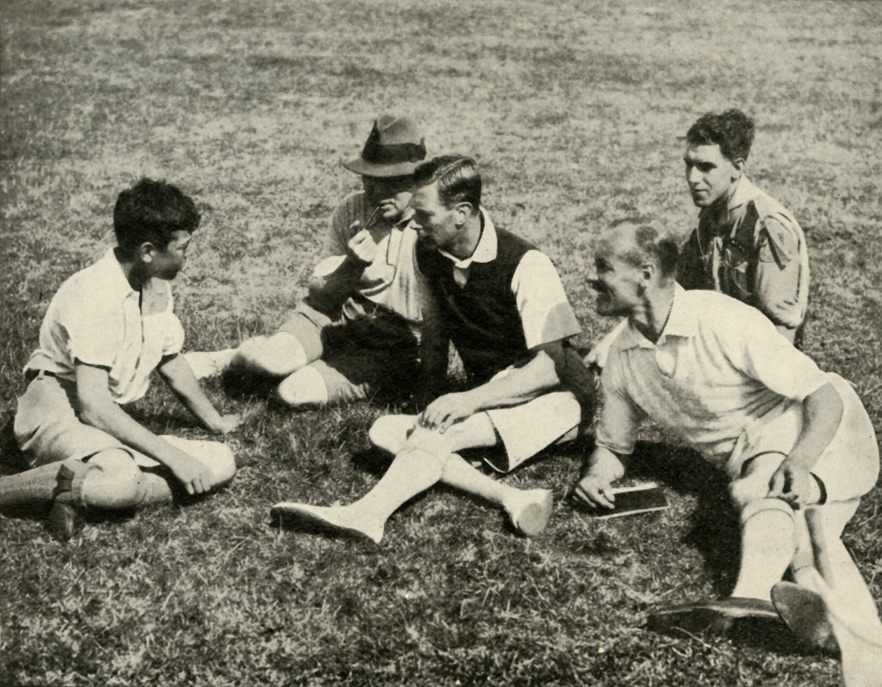 En camp à Southwold, Suffolk : Une conversation amicale, 1937 - Unbekannt