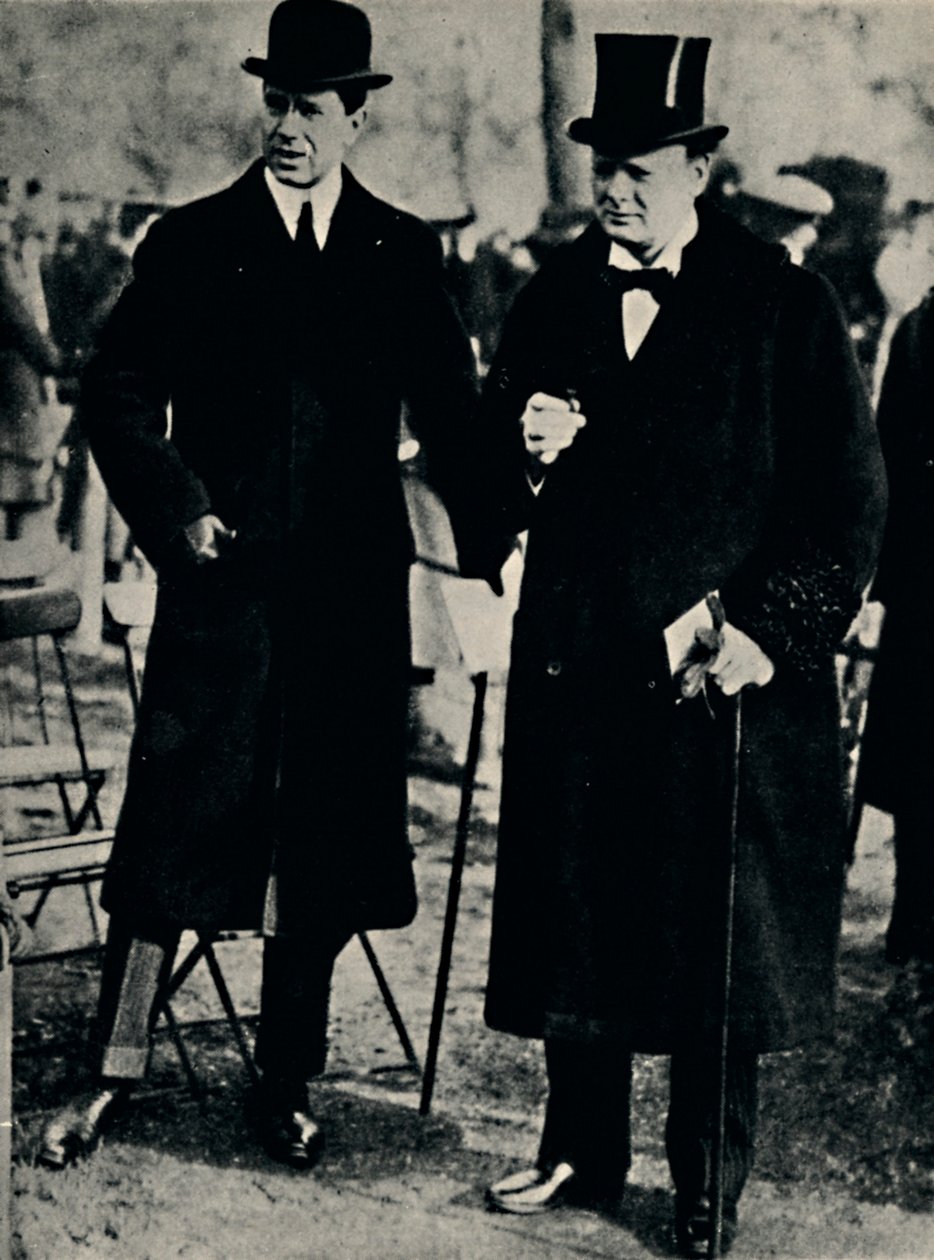 Dans Hyde Park avec le prince héritier de Suède, 1917, 1945 - Unbekannt
