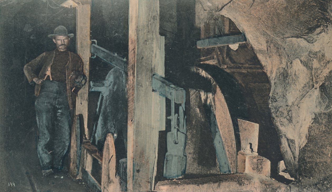 Dans une mine de Rand - Un basculeur, début du 20e siècle - Unbekannt