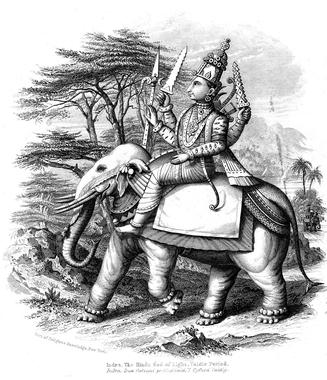 Indra, principal des dieux védiques de l
